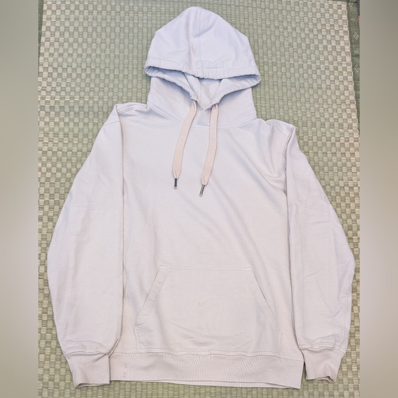 Buck Mason Welterwight Pullover Hoodie Off White Men's Size Small
